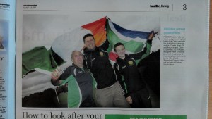 Our oldest and youngest team members...