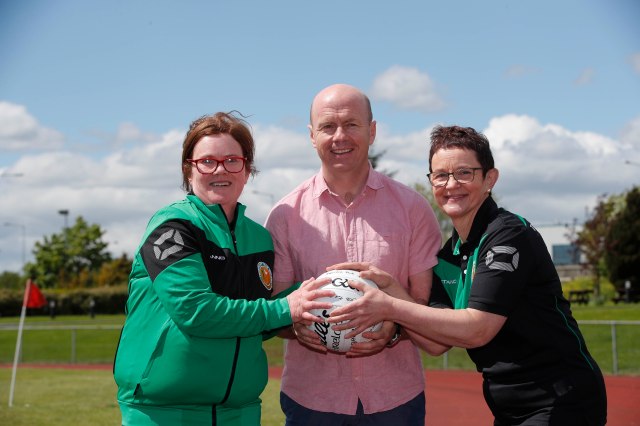 Orla Hogan, Peter Canavan and Sheila Gregan